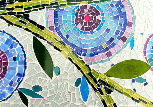 Detail Mosaiktisch Detail Mosaiktisch